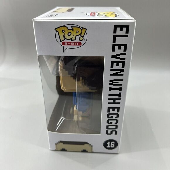 Funko Pop! 8-Bit: Stranger Things Eleven With Eggos #16 With Protection Case NEW - Picture 3 of 7
